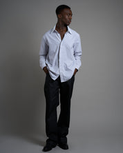 Camicia Con Colletto Bianco