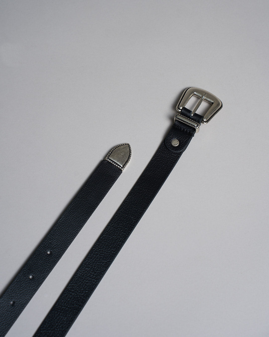 Cintura in vera pelle con trittico