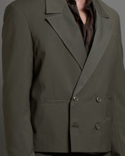 Giacca cropped doppiopetto