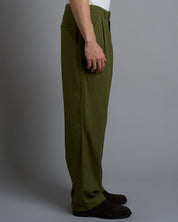 Pantalone wide fit in lino
