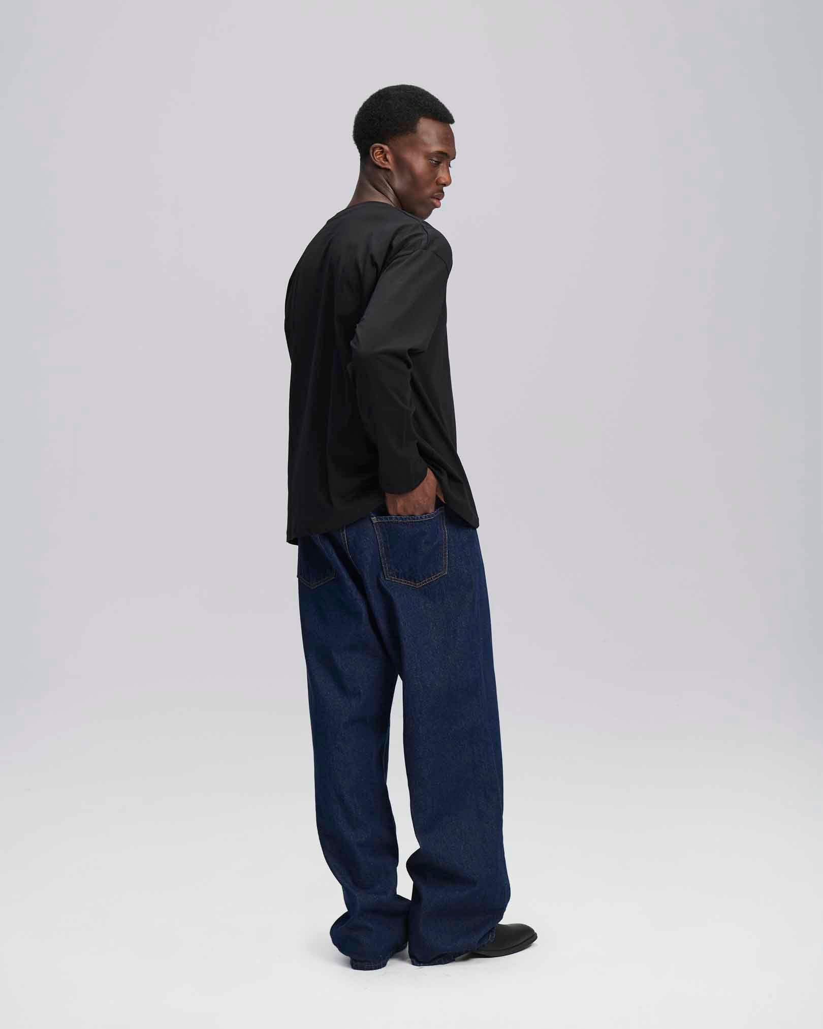 Jeans baggy lavaggio zero