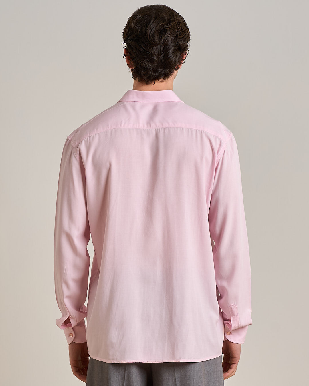 Camicia in Viscosa a tinta unita