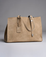 Borsa Shopper in camoscio