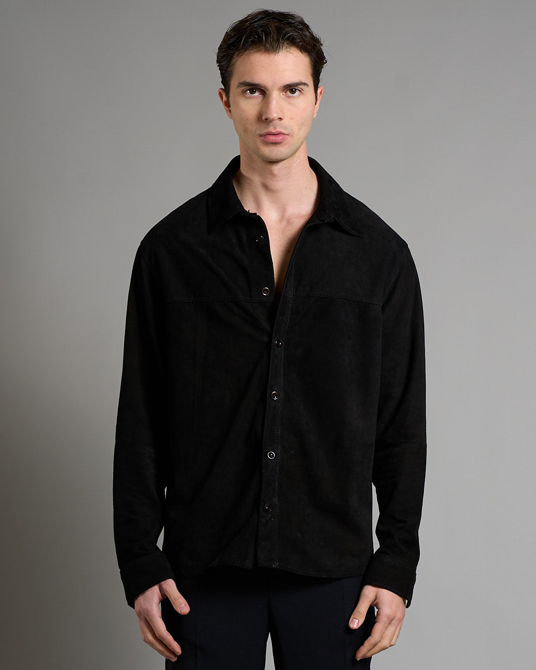 Giacca Camicia in camoscio