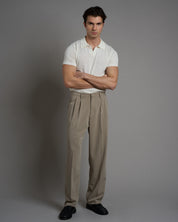 Polo senza bottoni mezza manica