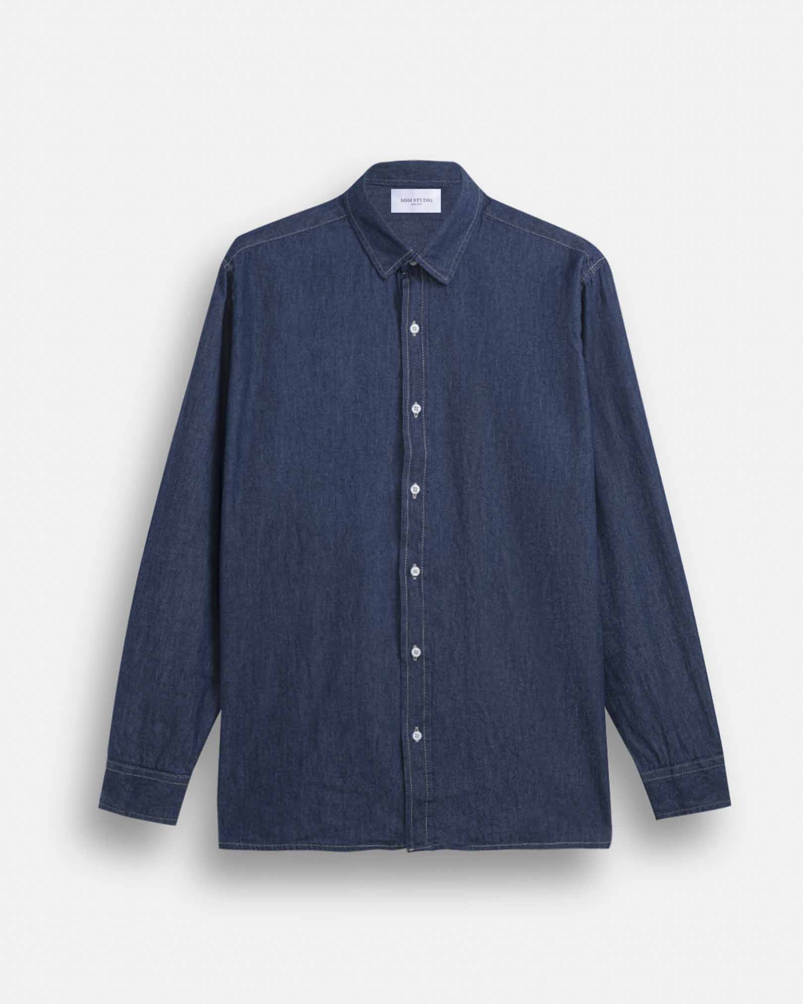 Camicia in cotone Chambray