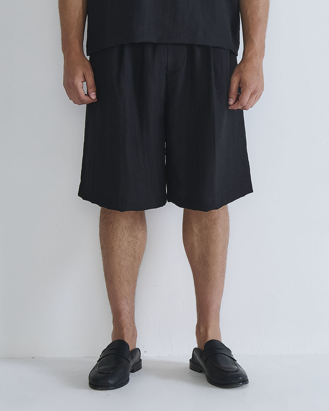 Bermuda Jogger misto lino da coordinato