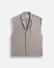 Camicia Gilet in misto lino