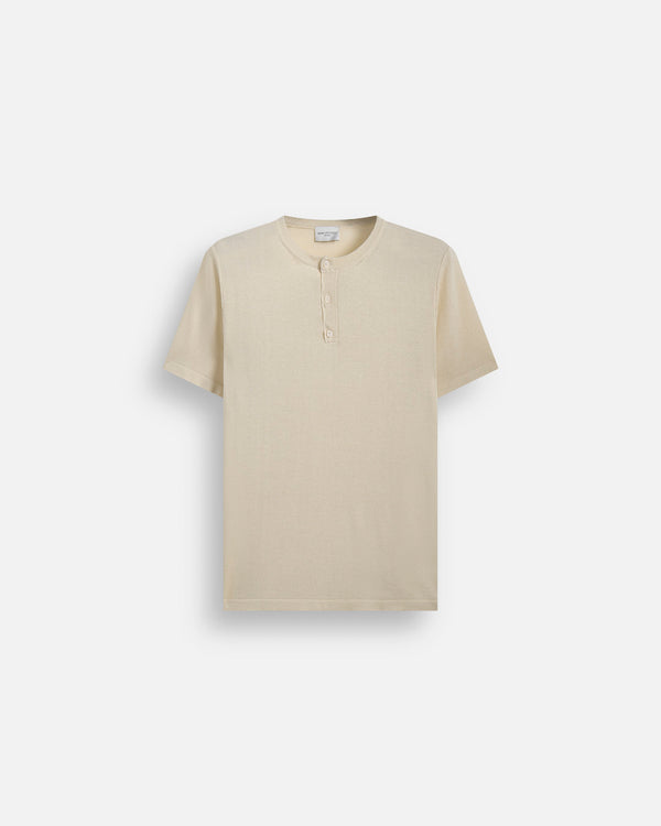 Maglia con collo a serafino