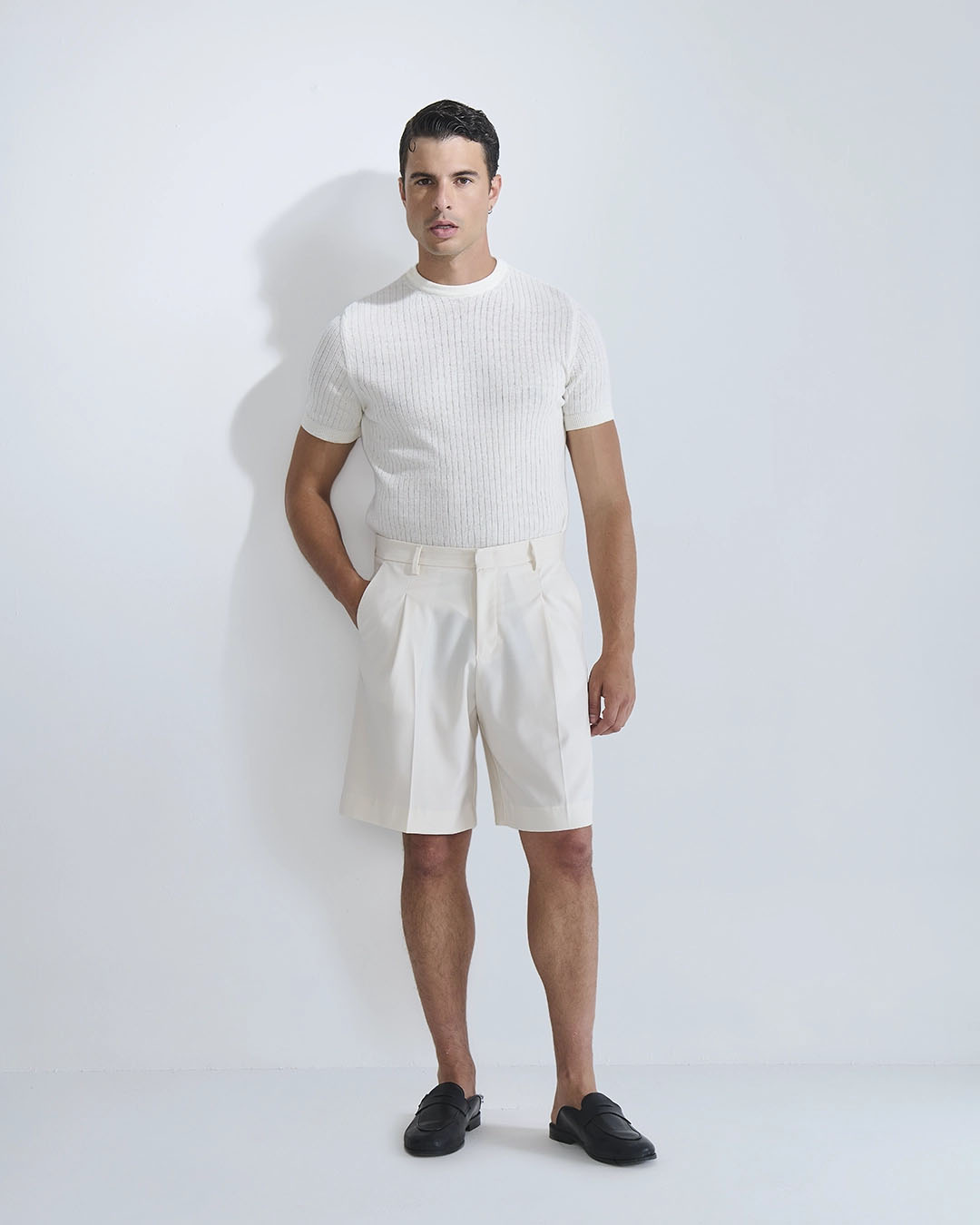 Bermuda sartoriale strutturato