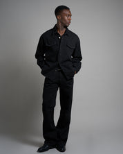 Camicia Giacca Con Rotture Oversize