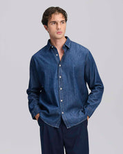 Camicia in cotone Chambray