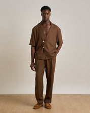 Pantalone Straight fit in lino