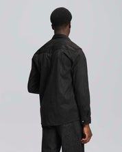 Camicia suede nero