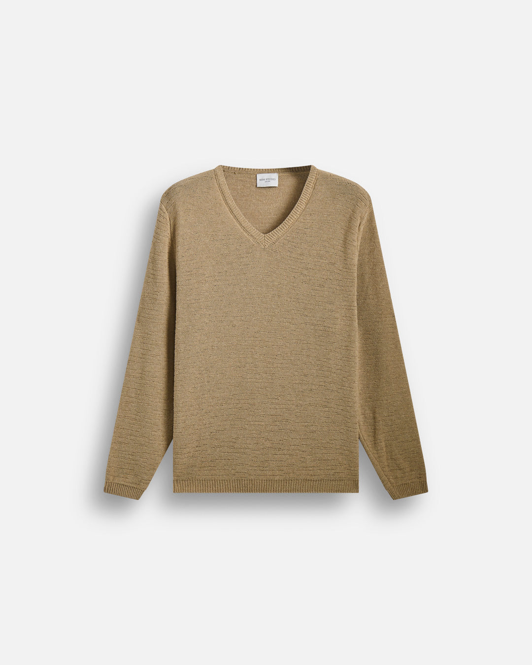 Maglia Scollo a V trama fiammata