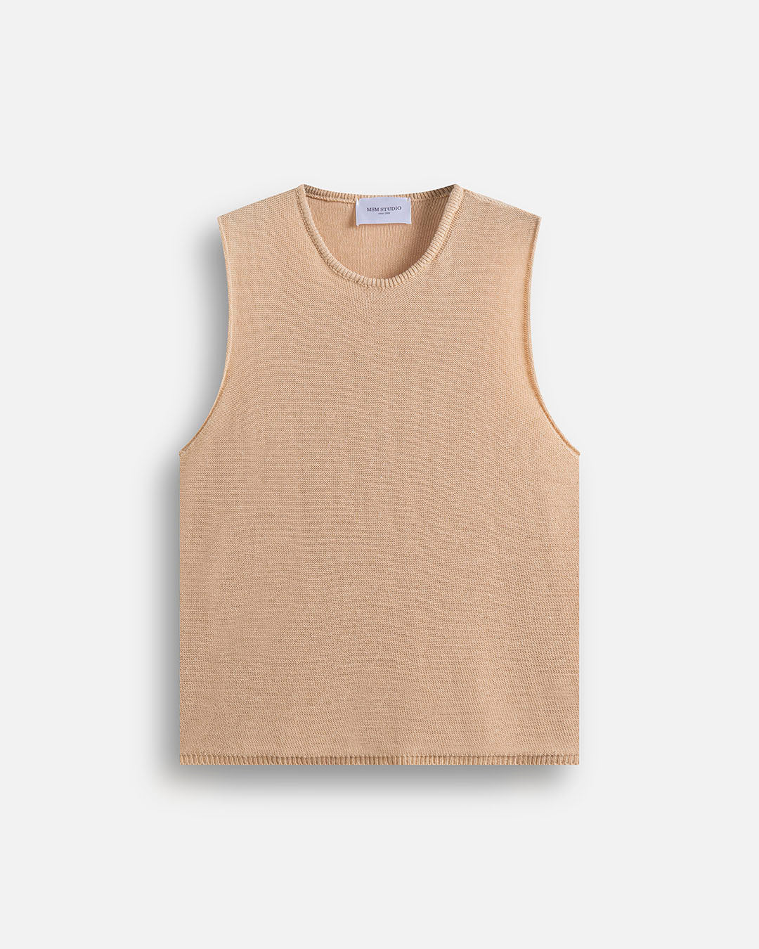 Canotta in maglia in cotone