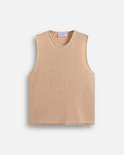 Canotta in maglia in cotone