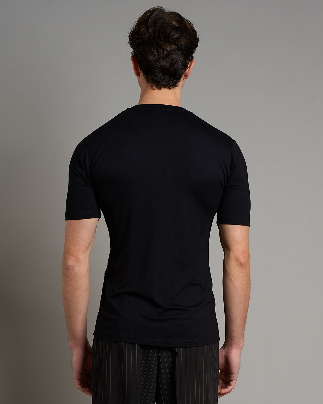 T-Shirt Serafino in viscosa