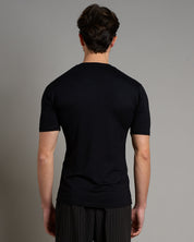 T-Shirt Serafino in viscosa