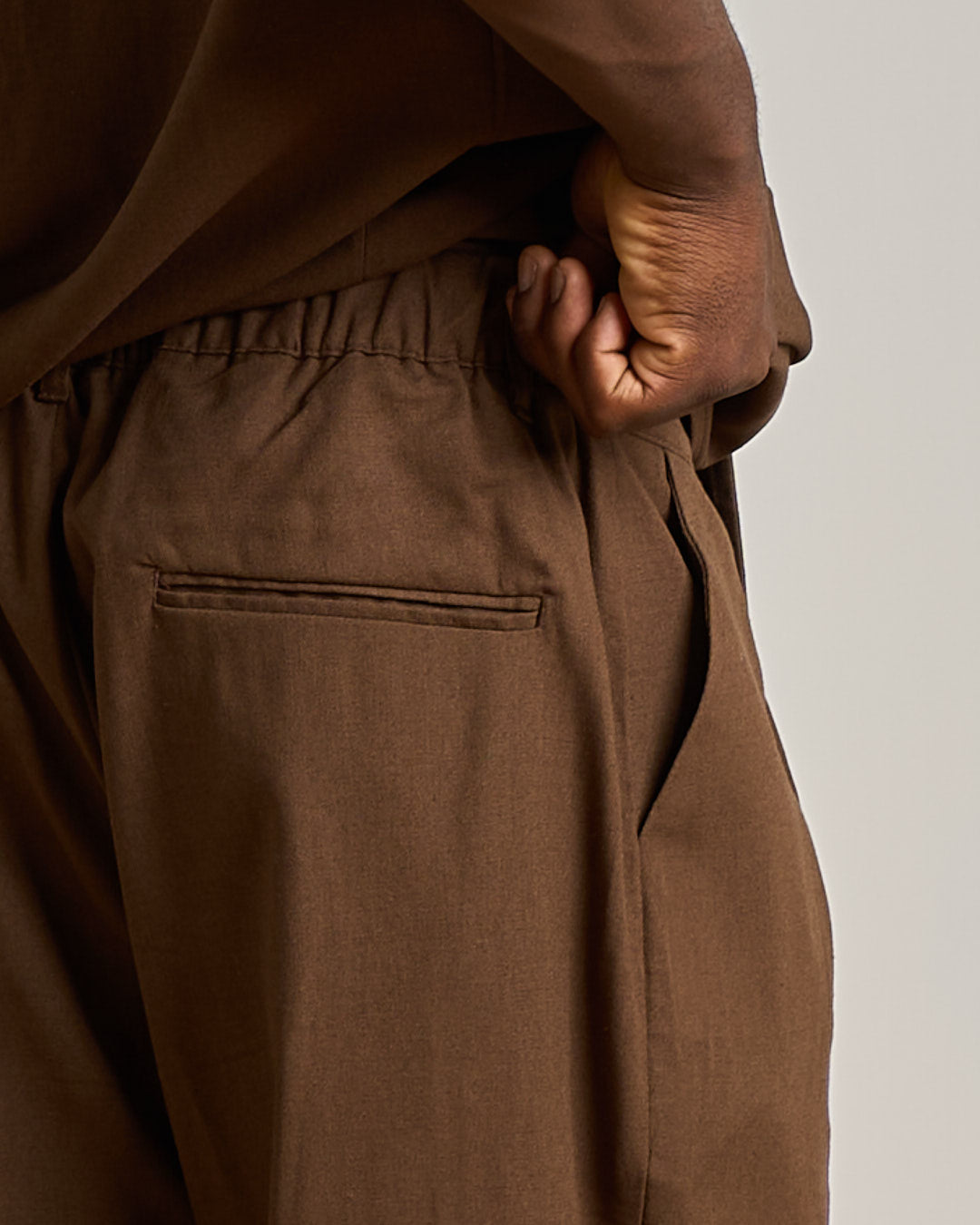Pantalone Straight fit in lino