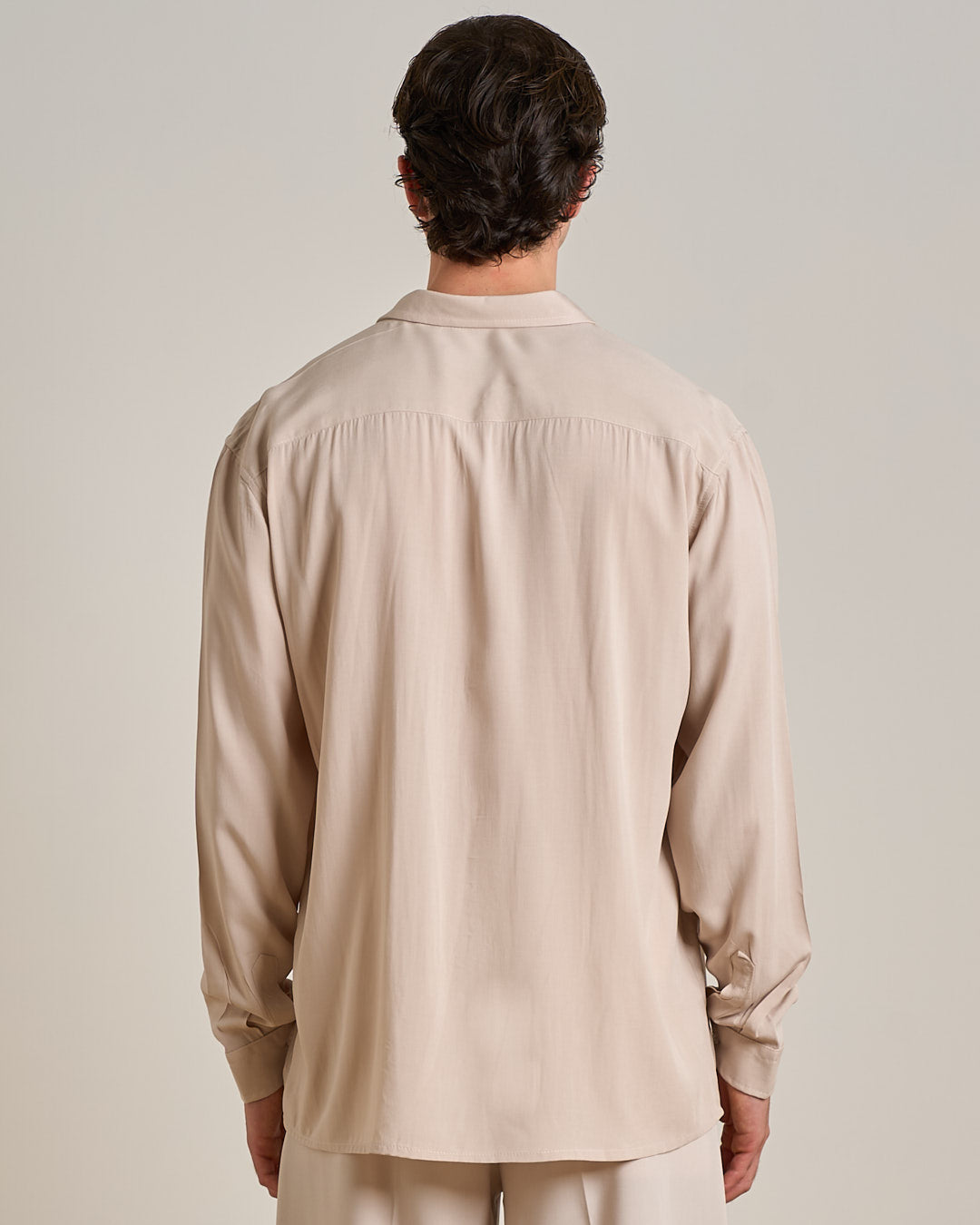 Camicia in Viscosa a tinta unita