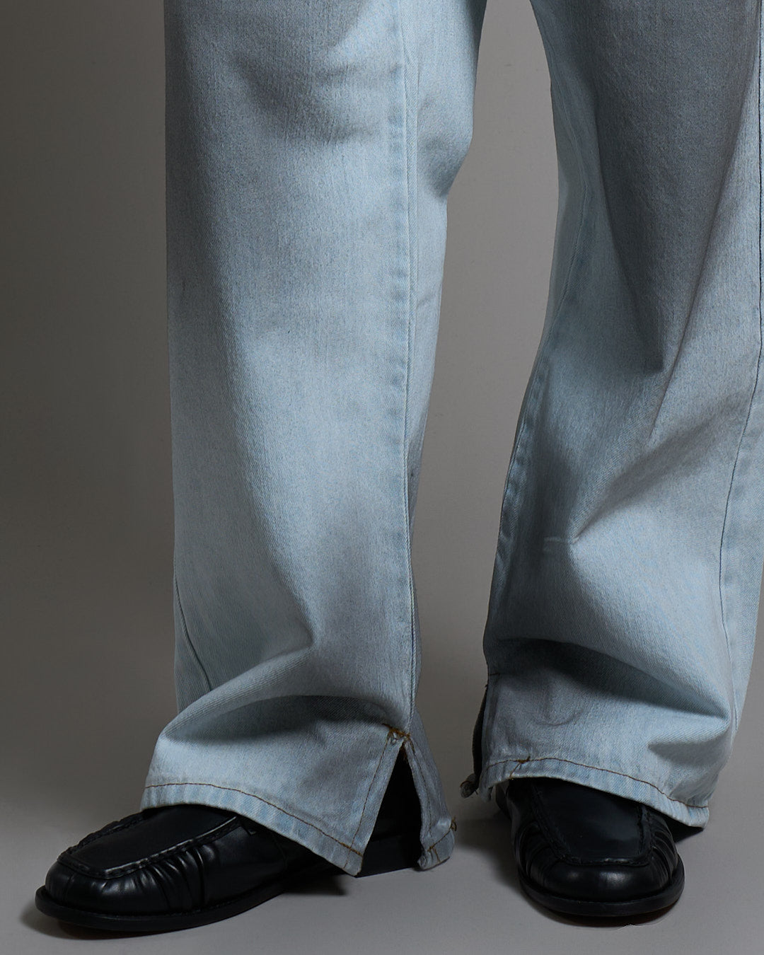 Jeans Baggy Fit clear con pigmento