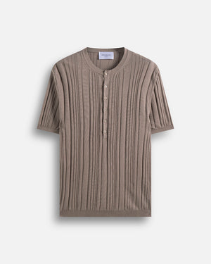 T-Shirt Serafino in filo fluttuante Limited Edition