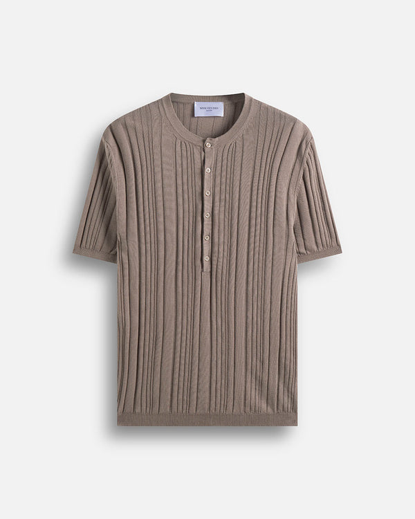 T-Shirt Serafino in filo fluttuante Limited Edition