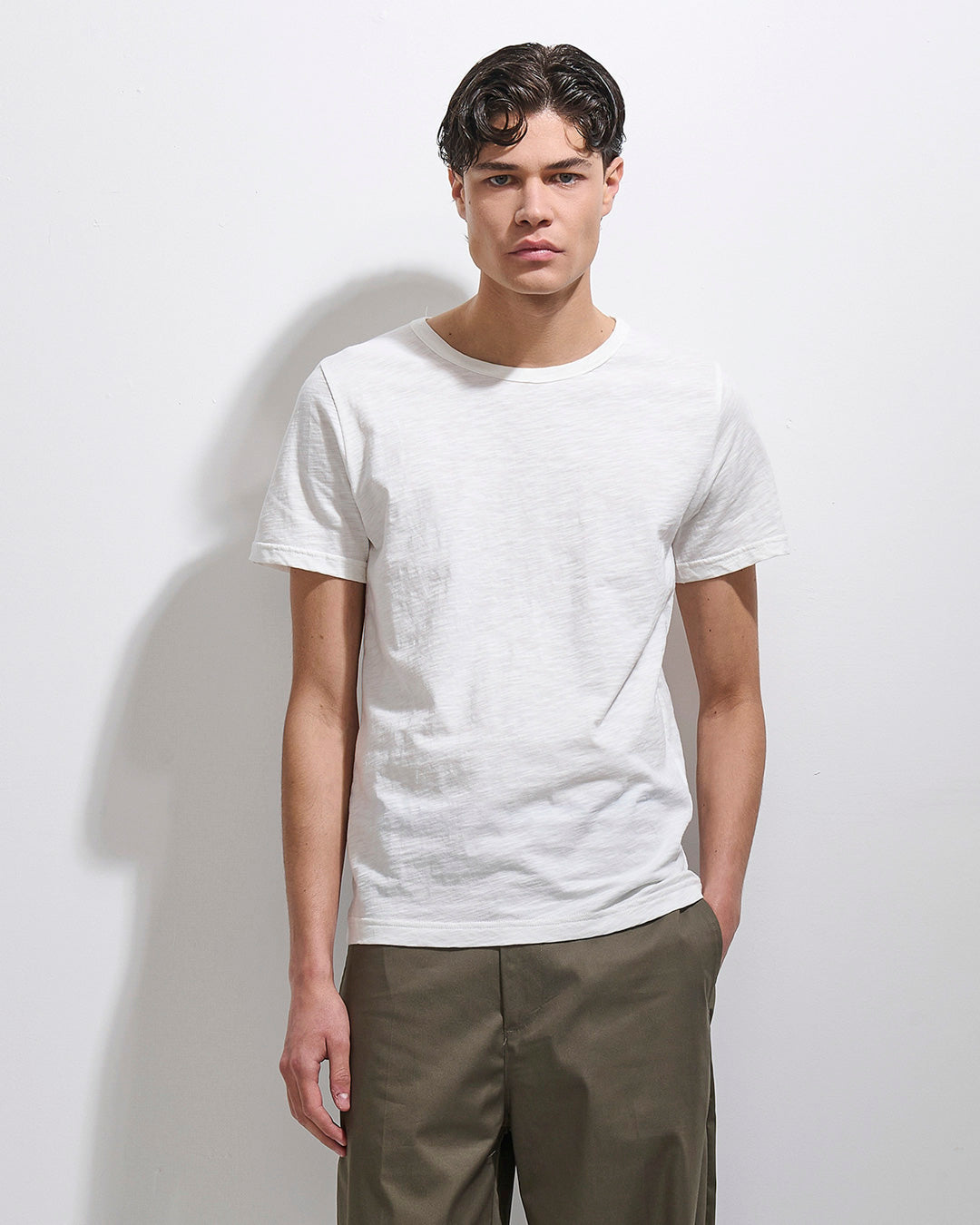 T-Shirt Basic cotone fiammato