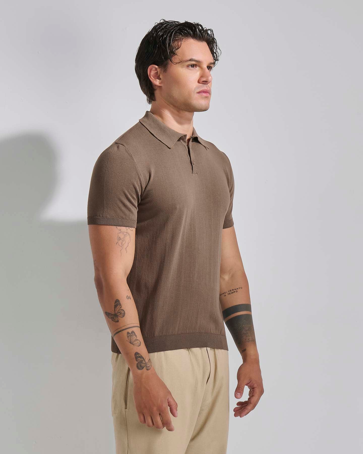 Polo in puro cotone naturale