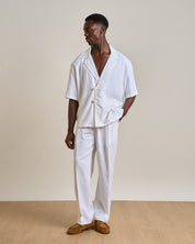Pantalone Straight fit in lino