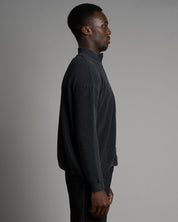 Maglia in cotone con zip  effetto old