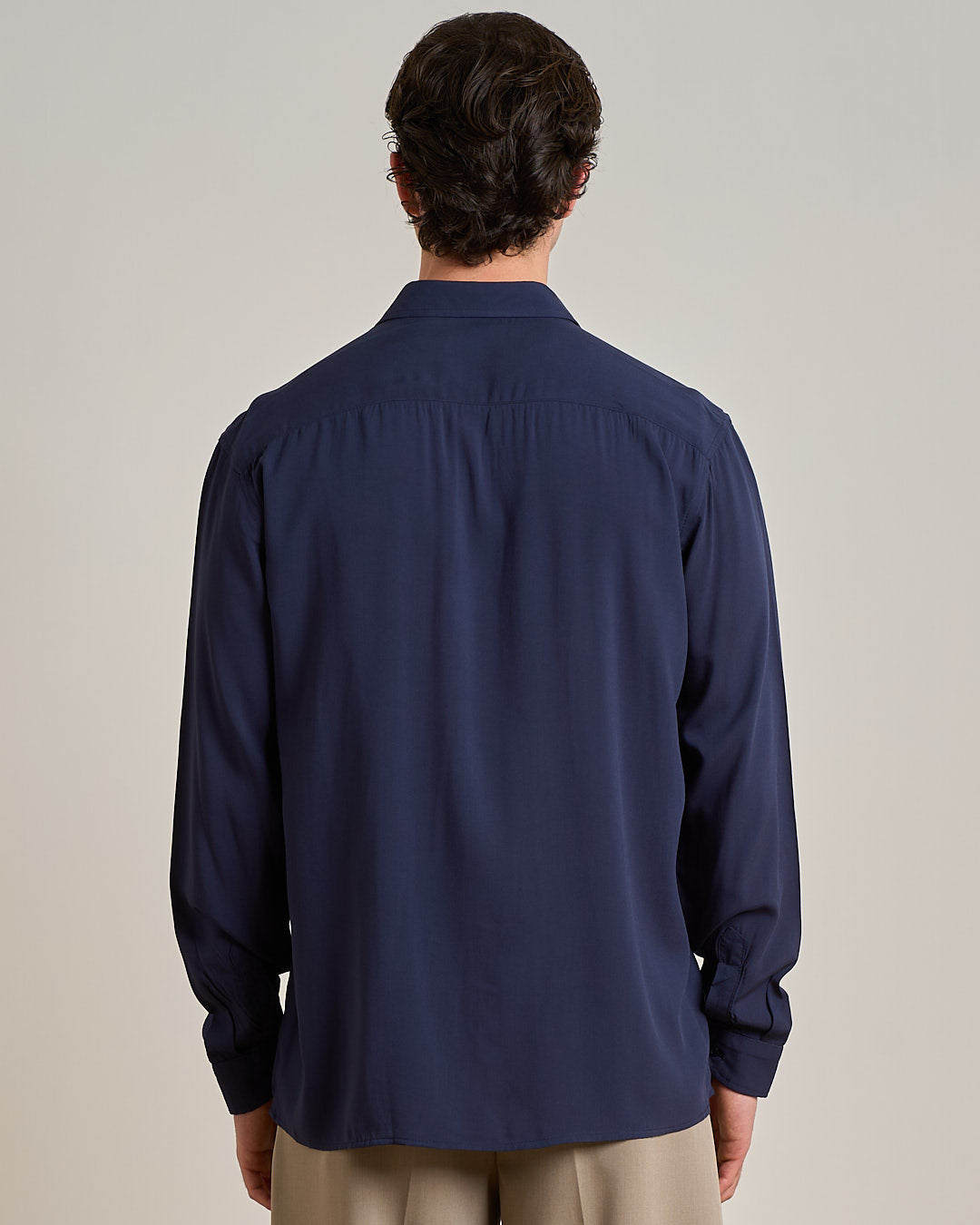 Camicia in Viscosa a tinta unita