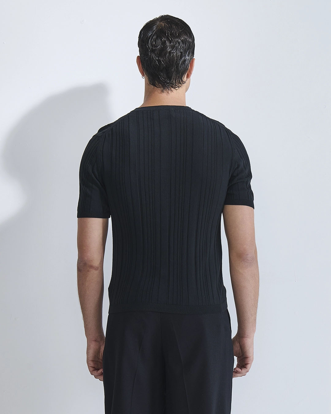 T-Shirt Serafino in filo fluttuante Limited Edition