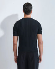 T-Shirt Serafino in filo fluttuante Limited Edition