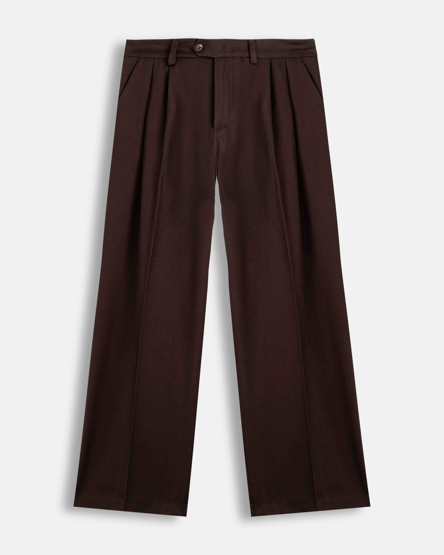 Pantalone wide leg strutturato