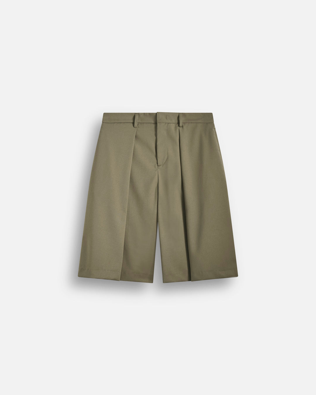 Bermuda con pieghe wide fit
