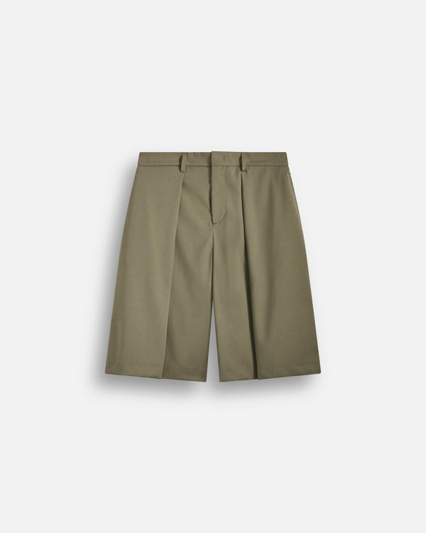 Bermuda con pieghe wide fit