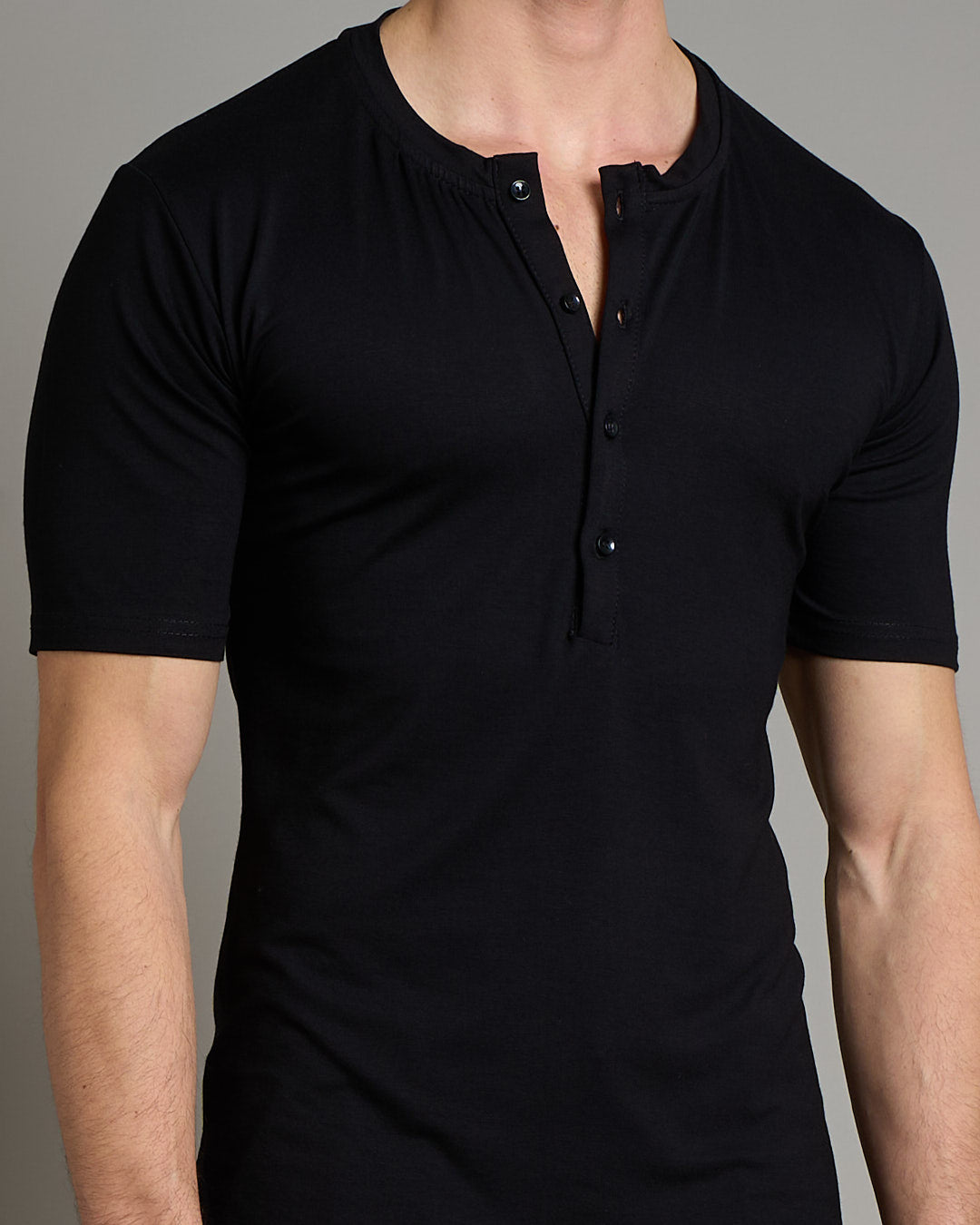 T-Shirt Serafino in viscosa