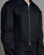 Giacca cropped fit in cotone