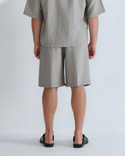 Bermuda Jogger misto lino da coordinato