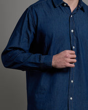 Camicia in cotone Chambray