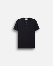 Maglia con collo a serafino