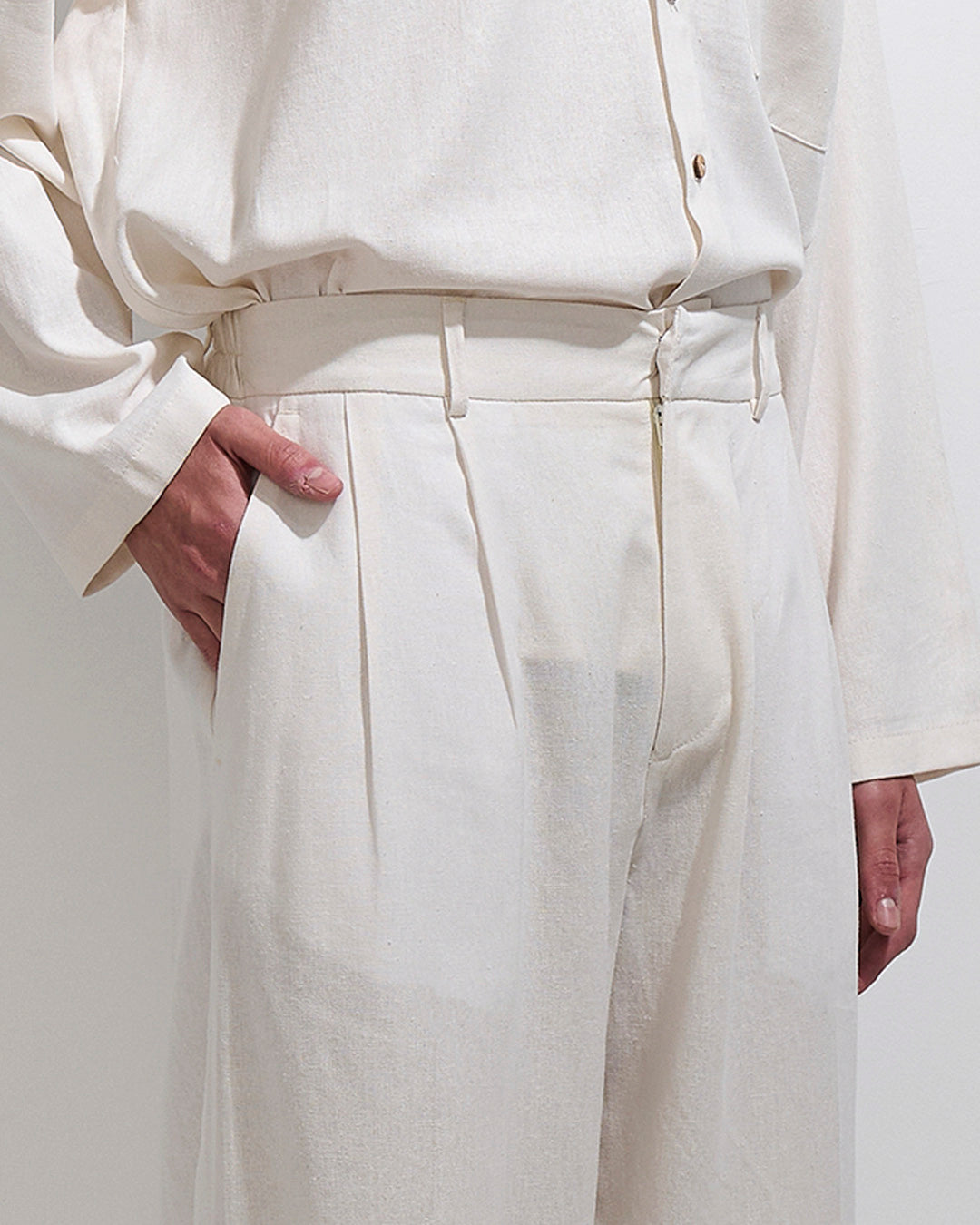 Pantalone da completo in lino limited edition