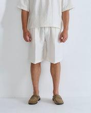 Bermuda Jogger misto lino da coordinato