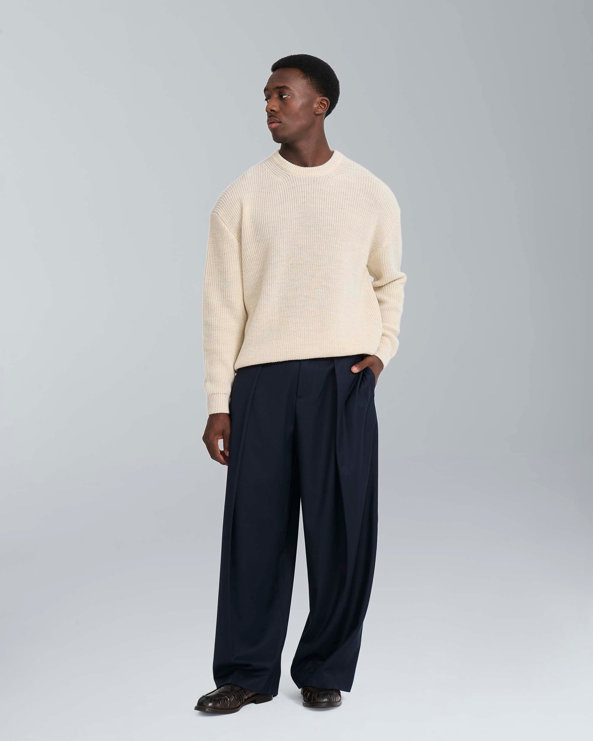 Maglia girocollo oversize