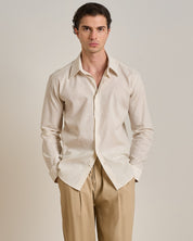 Camicia sartoriale in lino