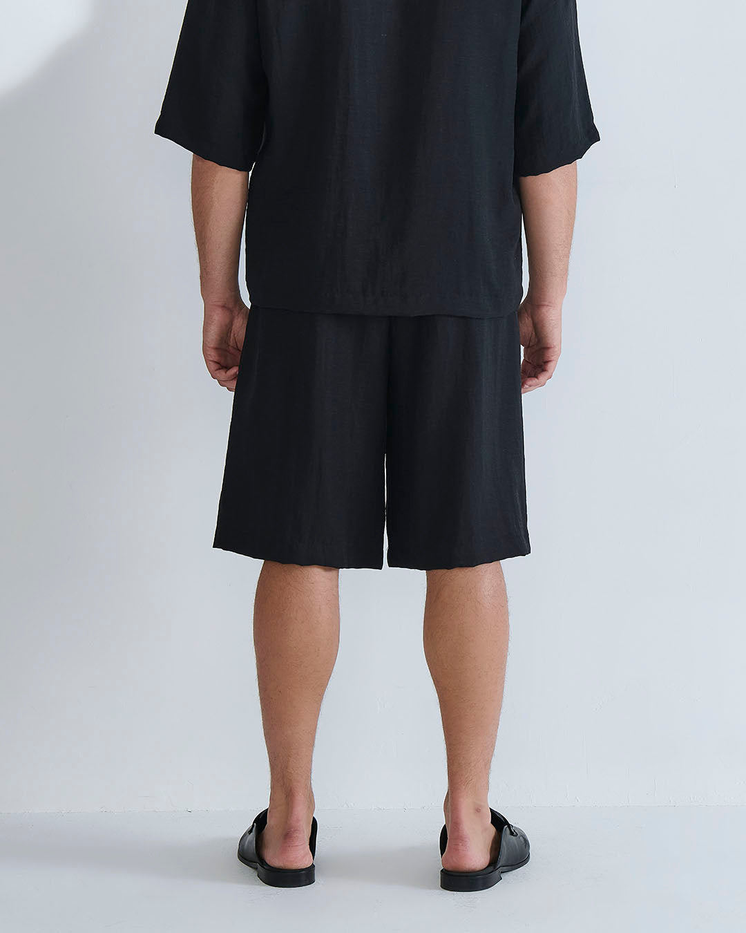 Bermuda Jogger misto lino da coordinato