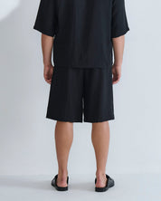 Bermuda Jogger misto lino da coordinato