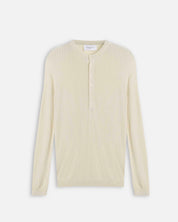 Maglia serafino a coste
